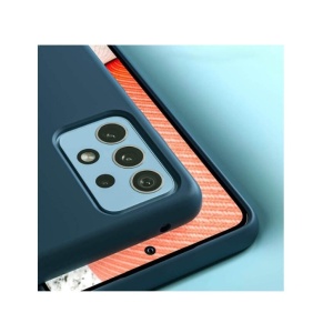 Husa de protectie Flippy compatibila cu Samsung Galaxy A52 Matte Tpu Albastru inchis - Img 3