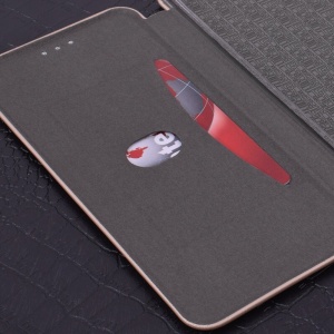 Husa de protectie Flippy compatibila cu Samsung Galaxy A71 Magnet Book Case Roz-Auriu - Img 8