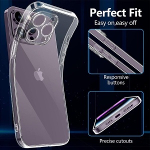 Husa de Protectie, Flippy, pentru Apple iPhone 16 Pro Max, TPU, Antisoc, Rezistenta la Impact, Protectie Camera, Transparenta - Img 7
