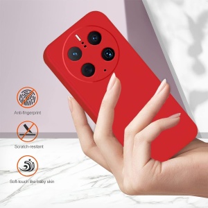 Husa de Protectie, Flippy, pentru Huawei Mate 50 Pro, Liquid Silicone, cu Microfibra pe Interior, Protectie Antisoc, Compatibil Incarcare Wireless, Rosu - Img 10