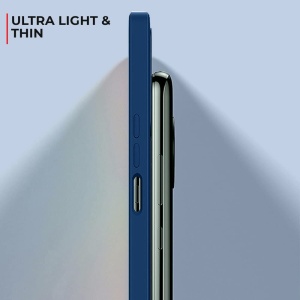 Husa de Protectie, Flippy, pentru Huawei P50 Pro, Liquid Silicone, cu Microfibra pe Interior, Protectie Antisoc, Compatibil Incarcare Wireless, Albastru - Img 3