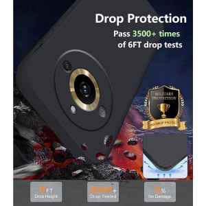 Husa de Protectie, Flippy, pentru Realme 11 Pro Plus, Liquid Silicone, cu Microfibra pe Interior, Protectie Antisoc, Compatibil Incarcare Wireless, Negru - Img 5