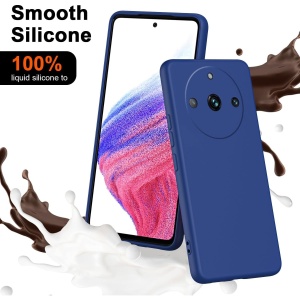 Husa de Protectie, Flippy, pentru Realme 11 Pro Plus, Liquid Silicone, cu Microfibra pe Interior, Protectie Antisoc, Compatibil Incarcare Wireless, Albastru - Img 5