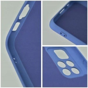 Husa de Protectie, Flippy, pentru Xiaomi Redmi Note 12 Pro 5G, Liquid Silicone, cu Microfibra pe Interior, Protectie Antisoc, Compatibil Incarcare Wireless, Albastru - Img 3