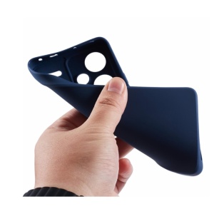 Husa de Protectie, Flippy, pentru Xiaomi Redmi Note 13 Pro Plus 5G, Liquid Silicone, cu Microfibra pe Interior, Protectie Antisoc, Compatibil Incarcare Wireless, Albastru - Img 6