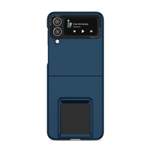 Husa de protectie Flippy, Pliere Tridimensionala, Multifunctionala, PC, pentru Samsung Galaxy Z Flip 4 / Z Flip 4 5G, Albastru - Img 1