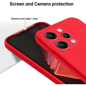 Husa de Protectie Matte TPU, Flippy, pentru Xiaomi Redmi 12, Protectie Camera, Antisoc, Antizgariere, Antialunecare, Acoperire Completa, Rosu - Img 5