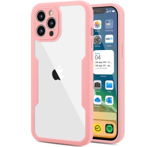 Husa Max Defence pentru Samsung Galaxy A53 5G, Bumper Roz, Fata Dubla Transparenta, Protectie Antisoc Full 360 ( fata, spate, margini ), Flippy - Img 1