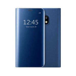 Husa Oppo A5 2020/A9 2020 Flip Cover Oglinda Albastru - Img 1