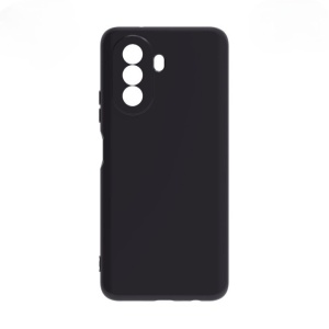 Husa pentru Huawei NOVA Y70, Flippy, Liquid Silicone, cu Microfibra pe interior, Protectie Antisoc, Negru - Img 2