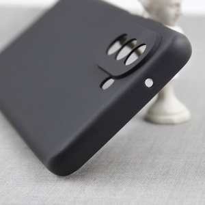 Husa pentru Huawei NOVA Y70, Flippy, Liquid Silicone, cu Microfibra pe interior, Protectie Antisoc, Negru - Img 4