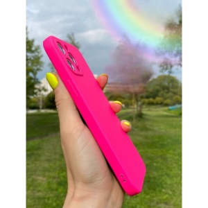 Husa pentru Samsung Galaxy A13 5G, Flippy, Liquid Silicone, cu Microfibra pe interior, Protectie Antisoc, Roz - Img 3