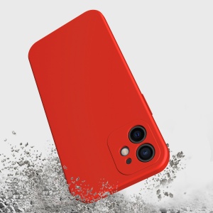 Husa pentru Samsung Galaxy S22 Plus, Flippy, Liquid Silicone, cu Microfibra pe interior, Protectie Antisoc, Rosu - Img 3