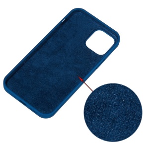 Husa protectie compatibila cu Huawei P Smart 2020 Liquid Silicone Case Albastru inchis - Img 13