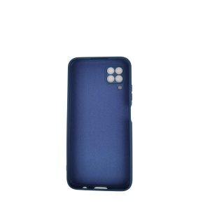 Husa protectie compatibila cu Huawei P40 Lite Liquid Silicone Case Albastru inchis - Img 5