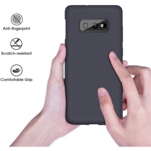 Husa protectie compatibila cu Samsung S10 E Liquid Silicone Case Albastru inchis - Img 8