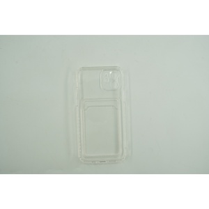 Husa protectie cu suport card compatibila cu Samsung A32 5G Transparent - Img 2