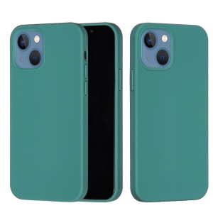 Husa protectie Flippy compatibila cu Apple iPhone 13 Pro Liquid Silicone Verde - Img 2