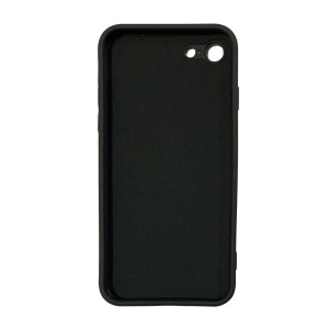 Husa protectie Flippy compatibila cu Apple iPhone 7/8/SE 2020 Liquid Silicone Ring cu suport rotativ Negru - Img 3