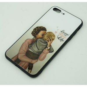 Husa protectie Flippy compatibila cu Huawei Nova 9 Glass print Lovin the Mom Multicolor - Img 3