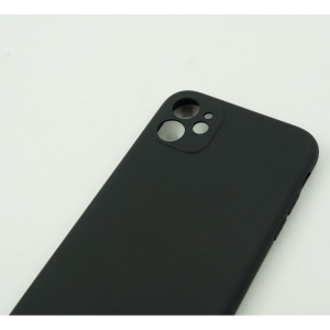 Husa protectie Flippy compatibila cu Huawei P Smart 2021 Liquid Silicone Case Negru - Img 4