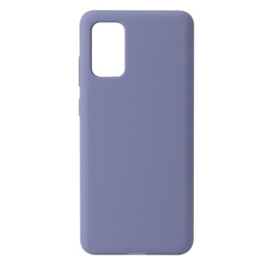 Husa protectie Flippy compatibila cu Samsung Galaxy S21 Ultra Liquid Silicone Case Mov - Img 2