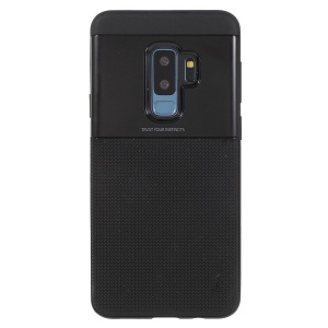 Husa Samsung Galaxy S9 Plus Ipaky Elegant Grid Design TPU Hybrid Negru - Img 5