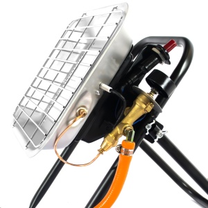 Incalzitor pe gaz GPL BA–HM BF-009D-02, 4,5 kW , 20-80 mA2, Regulator GPL + Furtun GPL 1,5 m - Img 3