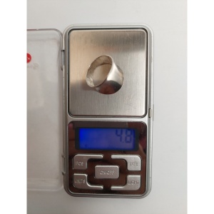 Inel Argint 925 Cilindric, Jolie Silver, 4.8g, 2.5 cm x 1.8 cm,M 56 - Img 3