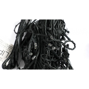 Instalatie Craciun liniara, cu transformator 31V, 10m, Alb Rece, 100 LED-uri V5, 8 jocuri de lumini, Fir verde, Flippy - Img 3