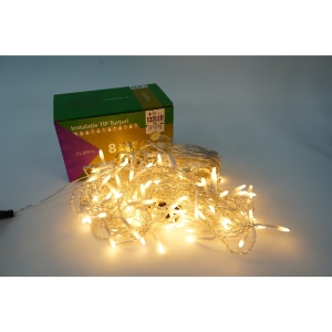 Instalatie de Craciun Flippy® Tip Turturi, 8 jocuri de lumini Sectiune 4 m, 132 LED-uri, Interconectabila, Fir Transparent, Alb Cald - Img 5