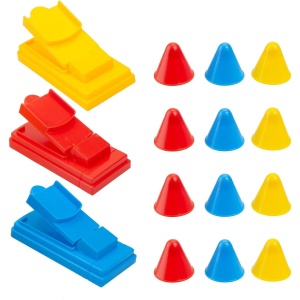 Joc Interactiv pentru Copii, Flippy, 3 Hats Off, Tabla de Joc, Figurine Palarii, +3 Ani, Multicolor - Img 2