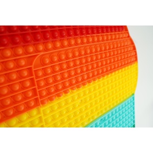 Jucarie antistres din silicon, Flippy®, Pop It Now and Flip It, Among Us, 85 cm - Img 5
