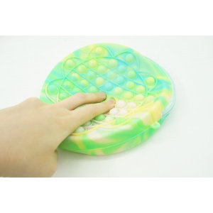 Jucarie antistres din silicon, Flippy, Pop It Now and Flip It, Geanta, Floarea Soarelui, Verde - Img 2