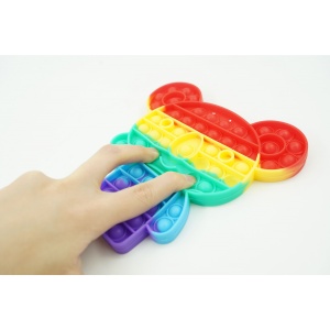 Jucarie antistres din silicon, Flippy, Pop It Now and Flip It, Ursulet Koala, Multicolor - Img 5