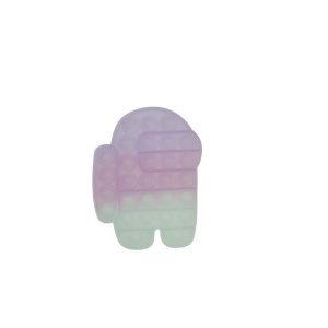 Jucarie antistres din silicon, Pop it Now and Flip It, Among us, Transparent - Img 2