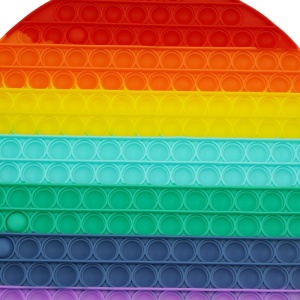 Jucarie antistres din silicon Pop it now, forma Rotund, multicolor, urias - Img 2