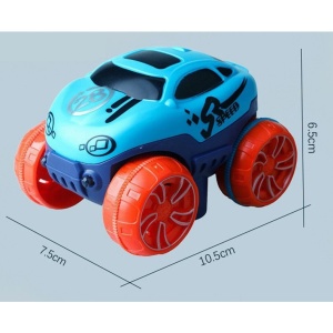 Jucarie de Constructie RollerCoaster, Flippy, 184 de Piese, 44.5x36x7 cm, cu Masini, Multicolor - Img 9