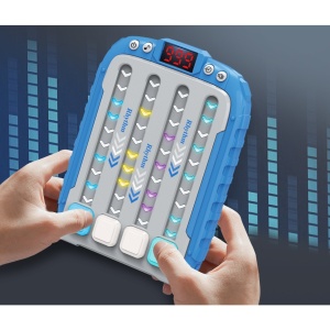 Jucarie Interactiva, Flippy, Joc Rhythm, +3 Ani, din ABS, 6 Niveluri, 15 x 3 x 11 cm, Functie Muzicala, Albastru - Img 6