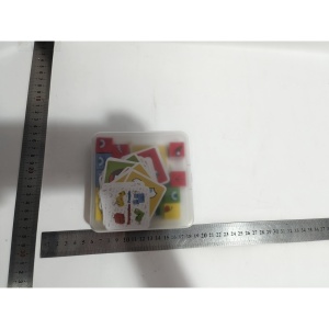 Jucarie Pentru Copii Montessori Flippy, Cub din Lemn, Asamblare Fete, 64 de Carti Distractive, pentru Baieti si Fete, Varsta +3 ani, Educativ, Ambalaj din plastic, 12 x 12 x 3 cm, multicolor - Img 13