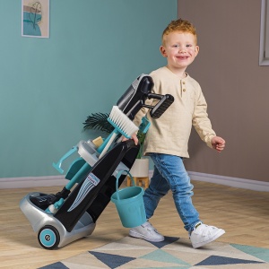 Jucarie Smoby Set curatenie cu troller si aspirator electronic Rowenta negru - Img 5