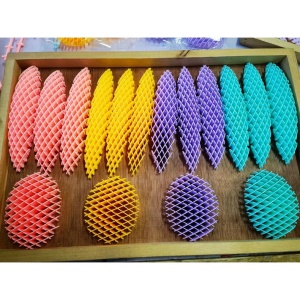 Jucarie Worm Fidget de Decompresie, Flippy, Anti Stres, Dimensiune Compacta 10 cm, Dimensiune Extinsa 24.5 cm, Mov - Img 6