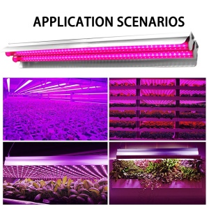 Lampa dubla pentru cresterea plantelor Flippy, 50 cm, T5, tehnologie LED, nu afecteaza plantele, potrivit pentru intregul ciclu de crestere, multicolor - Img 6