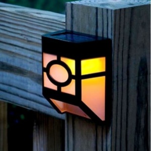 Lampa solara cu senzor Geometric, IP65, Lumina Alb cald, Flippy - Img 10