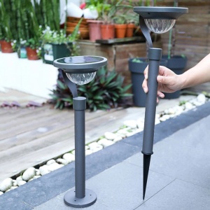 Lampa solara LED cu 2 moduri de fixare, IP65, material ABS, baterie 4.5 V, 200 mah, 450 Lumeni, 42.5 x 15 cm, alb cald, - Img 10