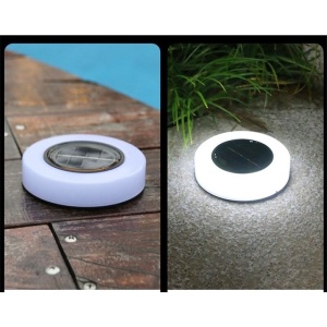 Lampa solara LED, sub forma de cerc, pentru gazon sau gradina, Rezistenta la apa, Flippy, Alb rece - Img 5