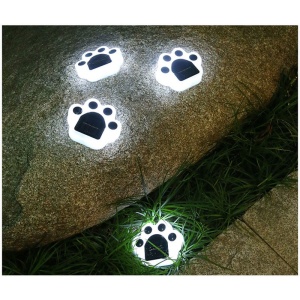 Lampa solara LED, Tip laba de urs, pentru gazon sau gradina, Rezistenta la apa, Flippy, Alb rece - Img 6