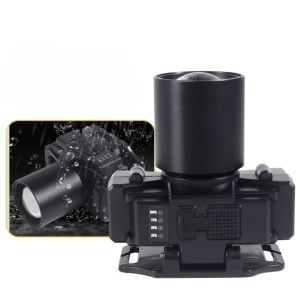 Lanterna LED de Montat pe Cap, Flippy, cu Raza Lunga de Zoom, Far Telescopic, Reglabil, Rezistent la Apa, pentru Pescuit in Aer Liber, Camping, Lumina Puternica, Lanterna, 7x4.5x6 cm, Negru - Img 7