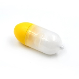 Mini Shaker Manual pentru Oua, Flippy, pentru Galbenusuri si Albusuri, Mixer Amestecare, 15x6 cm, Galben - Img 4