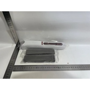 Mop de mână Flippy, mini portabil, cu sistem de stoarcere, dispozitiv de curățare manuală, cu burete absorbant, material PVA, suprafețe și ferestre multiple, 29,5 x 15,5 cm, alb Culoare: Patentat [mop mic + 2 PU care nu se întăresc niciodată Mian Tou] - Img 2